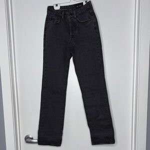 AG High Rise Black Jeans